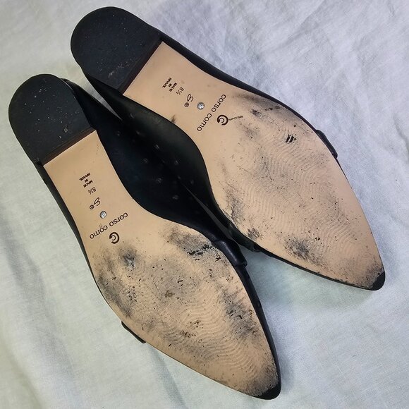 Cc Corso Como Gabby Laser Cut Perforated Eyelet Genuine Leather Ballet Flats 8.5 - Picture 8 of 10